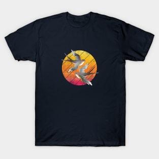 Summer Sunrise Beach Birds T-Shirt